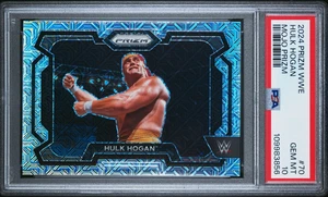 2024 Panini Prizm WWE Hulk Hogan #70 Mojo Parallel #d 12/25 PSA 10 - Imagen 1 de 2