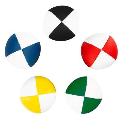 Diabolo Freizeitsport Jonglierbälle (zweifarbig) - 5er Set, Ø 67mm, 115g Soft