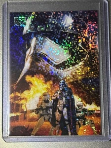 2024 Topps Chrome Star Wars Galaxy Force Awakens True Mini-Diamond Refractor - Picture 1 of 2