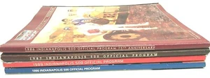 Lot Of 4 Indianapolis 500 Official Programs "1986" "1987" "1989" &  "1990" - Picture 1 of 9