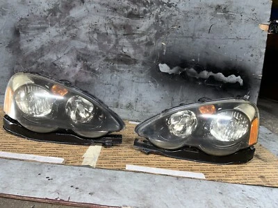 JDM 02-04 Honda Integra TypeR DC5 Acura RSX Left & Right Side Headlight Lamps - Image 1 of 4