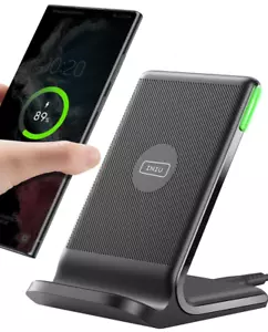 INIU Wireless Charger 15W Fast Qi-Certified Wireless Charging Station OPEN BOX - Picture 1 of 5