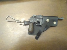 Vecchio modellino pistola UNIWERK ITALIA con foderino in pessimo stato
