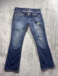 American Eagle Stretch Damen-Boyfriend-Jeans Größe 4 normal Used-Look Lieblings - Bild 1 von 7