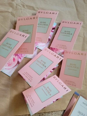 7X BVLGARI ROSA GOLDEA MUESTRA SPRAY 1,5 ml NUEVO Foto 1 de 4