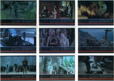 GAME OF THRONES SEASON 4 FOIL PARALLEL BASE INSERT TRADING CARD SET (1-100) - Image 1 of 2