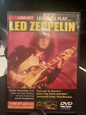 Lick Library Learn to Play Led Zeppelin Vol 1 Guitar Instruction 2 Disk VGC