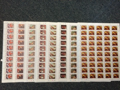 FULL SHEETS Maldives 1976 622-9 American Rev. Bicentennial - Set of 8 Sheets MNH Cover