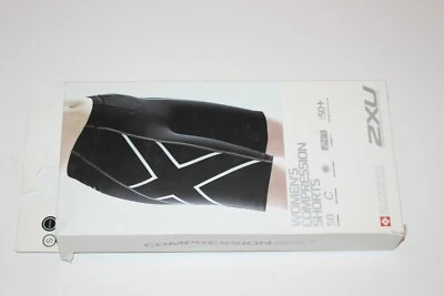 2XU Compression Short Women's SMALL BLACK/BLACK WA1439b NEW - Image 1 of 4