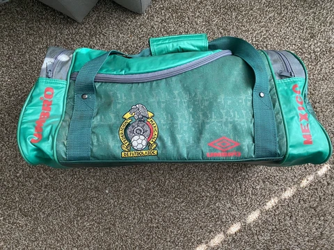 Vintage 1993 1994 Umbro Mexico Soccer Bag Carrying Strap World  Seleccion Futbol Cover