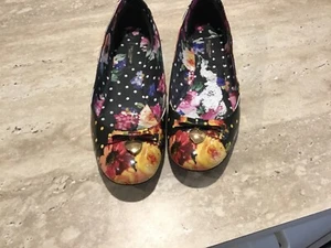 DOLCE and GABBANA Ballet Flats Floral Patent size 9 - Picture 1 of 5
