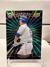 David Wright 2009 Upper Deck Emerald Super Rare Star Quest Insert Card SQ-9 Mets
