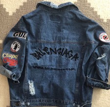 jaket jeans balenciaga