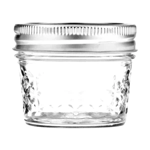 Ball Gesteppte Kristall Gelee Gläser Einmachen 4 Unzen - 1 Dutzend Nagelneu & Neu - Bild 1 von 5