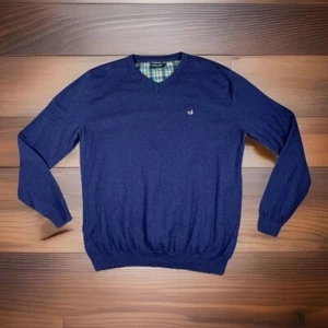 Suéter Southern Marsh Cuello en V Para Hombre 1X Sudadera Pullover Azul - Imagen 1 de 7