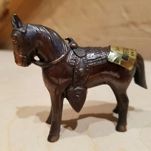 Die Cast Horse Saddle Metal Figurine Copper Style Western 2 3/4" - Swanky Barn - Picture 1 of 12