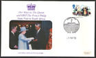 Photo Cover THE QUEEN & PRINCE PHILIP VISIT SOUTH AFRICA 19/03/95 NELSON MANDELA