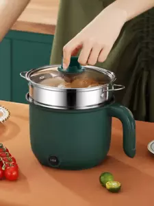 1.8L Capacity Mini Cooking Pot Multifunctional Rice Cooker Non Stick Pan Safety - Picture 1 of 8