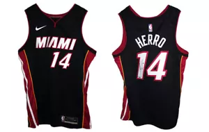 Signed Tyler Herro Miami Heat Nike Icon Black Swingman Rookie Jersey w/ COA L - Picture 1 of 8