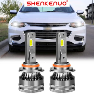 For Chevy Malibu 2016 2017 2018 2X 6000k LED Headlights Bulbs High/Low Beam V15 - Picture 1 of 12
