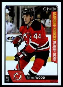 2016-17 O PEE CHEE FOIL Miles Wood Rookie New Jersey Devils #596 - Picture 1 of 2