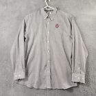 Cutter & Buck Shirt Mens Size Extra Large Gray Plaid Button Down Long Sleeves