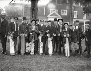 Golf Caddies Vintage Print 11 x 14    #5467 - Picture 1 of 3