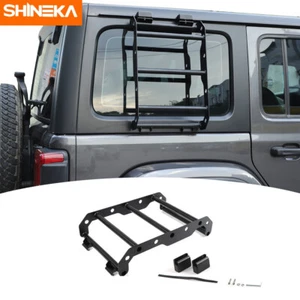 Rear Window Extension Climbing Ladder Accessories For Jeep Wrangler JL 2018+ - Picture 1 of 11