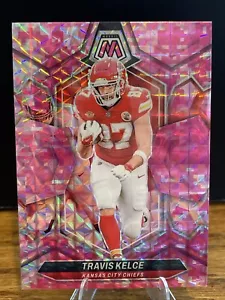 Travis Kelce 2024 Mosaico Rosa Mimetico Prizm - Foto 1 di 2