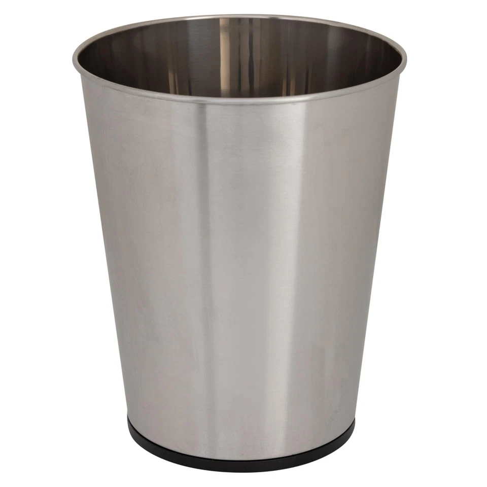Bath Bliss Stainless Steel Trash Can 5-litre by for Bathroom Bedroom Office and More