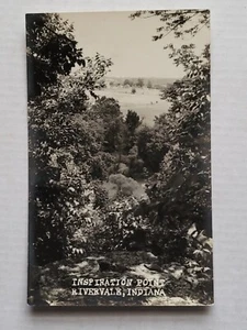 Postcard RPPC Rivervale Indiana Inspiration Point UDB - Picture 1 of 2