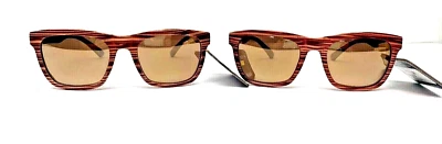 Очки солнцезащитные Foster Grant упаковка 2 шт. ПОЛЯРИЗОВАННЫЕ деревянные зернистые 1920 WD MRF POL 100% УФ - Изображение 1 из 4