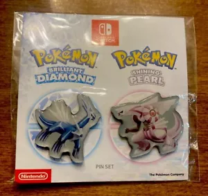 Pokemon Brilliant Diamond + Shining Pearl Limited Edition Pin Set Sealed! - Picture 1 of 1