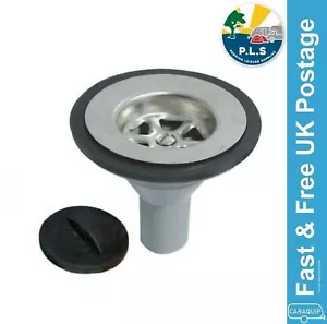 Salida de residuos de fregadero de caravana 1,1/4" - 3/4" agujero de enchufe recto autocaravana cámper - Imagen 1 de 1