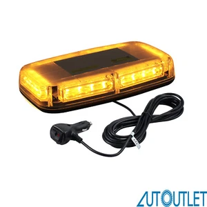 24 LED flash de advertencia de emergencia flash ámbar 12 / 24v luz de magnética - Imagen 1 de 12