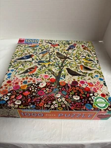 Songbirds Tree 1000 piece Puzzle by eeBoo 23"x 23" NEW  & Sealed - Picture 1 of 5