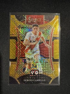 2023-24 Panini Select La Liga #155 Sergio Camello Mezzanine Gold Mojo Prizm/10 - Imagen 1 de 2