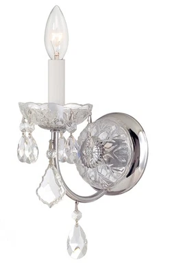 Crystorama Lighting Group 3221-CL-I Imperial 14" Tall Wall Sconce - Chrome - Image 1 of 2