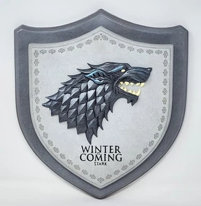 Game Of Thrones Stark House Crest Wall Plaque Noble Collection Excellent - Picture 1 of 23