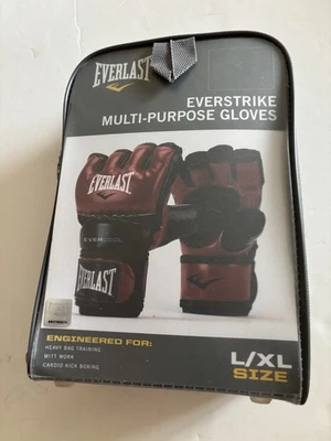 Guantes multiusos Everlast Everstrike talla L/XL negros/rojos. Nuevo en estuche. Foto 1 de 4