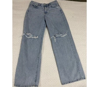 Forever 21 Women’s Jeans 90’s Fit Distressed Light Wash 30 - Picture 1 of 12