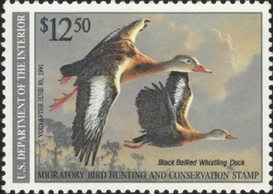 US Scott #RW57 MNH OG XF 12.50 1990 US Federal Duck Stamp CV 20.00 - Picture 1 of 2