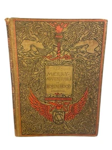 1920- The Merry Adventures of Robin Hood by Howard Pyle illustrated Book - Bild 1 von 5