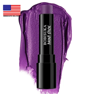 Barra de pintura corporal facial púrpura, ojos deportivos negros para béisbol fútbol softbol - Foto 1 de 4