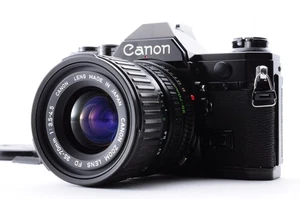 Canon AE-1 Black / Lens New FD 35-70mm f/3.5-4.5 Exc+ SLR Y3115 - Picture 1 of 23