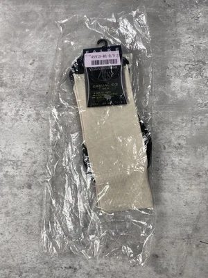 Lot 2 Falke Running Socks Tan Black Sea Island Cotton Size 41-42 US 8-9 NWOT - Image 1 of 4