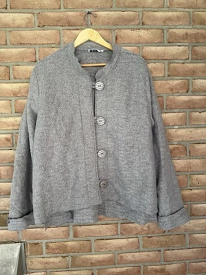 Habitat свитер женский размер XL серый кнопка длинным рукавом кардиган куртка - Изображение 1 из 4
