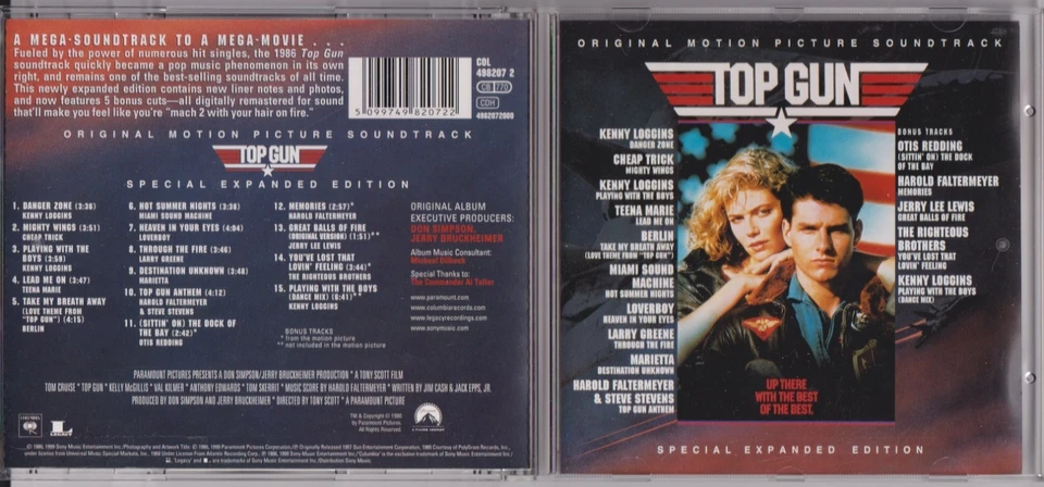 Various – Top Gun - OST (Special Expanded Edition) - 15 Track CD 1999  Legacy - Bild 1 von 1