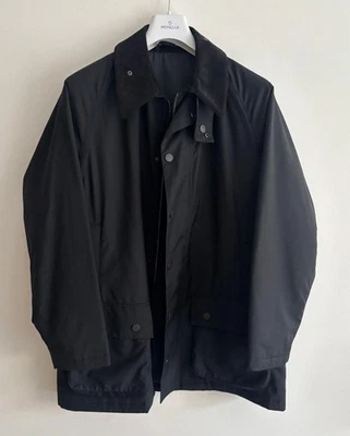 $850 Jaeger Black Wool Hunting Field Jacket -Medium / Large (Barbour) Italy - Image 1 of 4