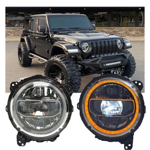 Faro LED para Jeep Wrangler JL Gladiator JT 2018-2024 DRL Plug and Play - Imagen 1 de 11